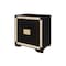 Global Furniture Usa Traditional Glam Glitter Blake Black/Gold Nightstand 671 - alternate 4